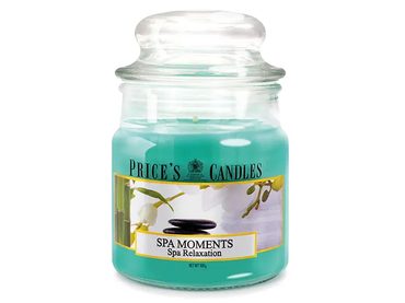 PRICE´S MINI sviečka v skle Spa Moments - horenie 30h