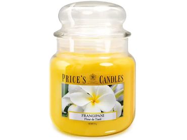 PRICE´S MIDI sviečka v skle Frangipani - horenie 90h