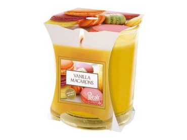 PETALI vonná svíčka ve skle Vanilla Macarons - hoření 45h