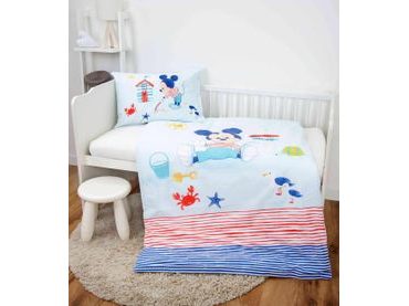 Flanelové obliečky pre bábätká Dinos 100x135/40x60cm