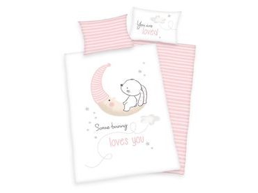Obliečky pre bábätká Králik 100x135/40x60 cm