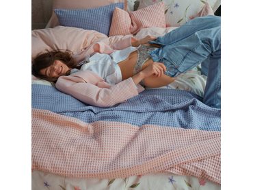 Vandyck Luxusná obliečka na vankúš Home Piqué waffle 40x55cm Off black