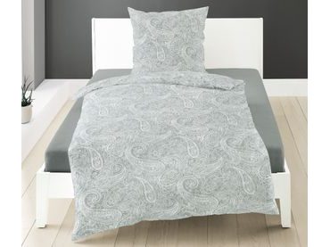 Bierbaum obliečka bavlnený satén 3684 Paisley Grey