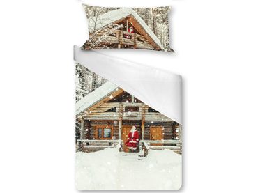 3D talianská obliečka 100% bavlna Santa