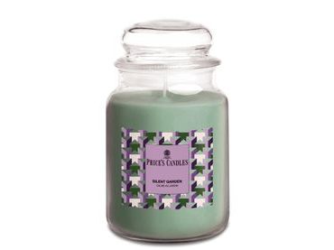 Price's MAXI vonná svíčka ve skle Silent Garden - hoření 130h