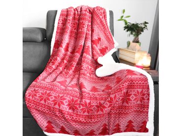 Pled Mistral Home baranček PINETREE KNIT 130x170 cm