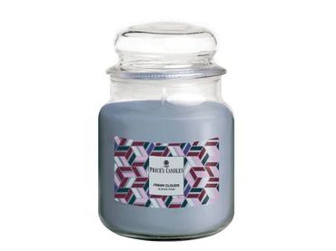 Price's MIDI vonná svíčka ve skle Fresh Clouds - hoření 80h