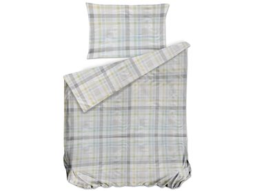 Bierbaum obliečka bavlnený satén 3733 Check Beige 140x200/70x90 cm