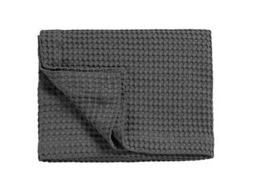 Vandyck Luxusný prehoz na postel' Home Piqué waffle Off black