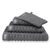 Vandyck uterák Home Wave - Dark grey