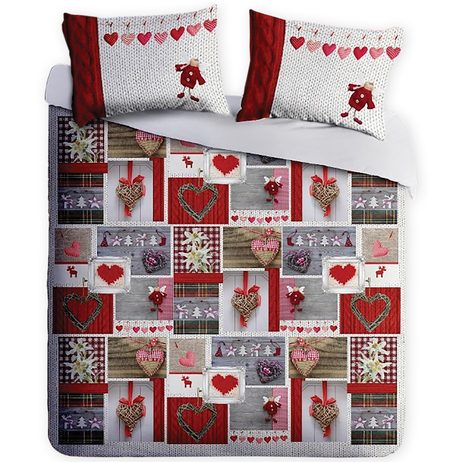 3D talianská obliečka 100% bavlna Patchwork