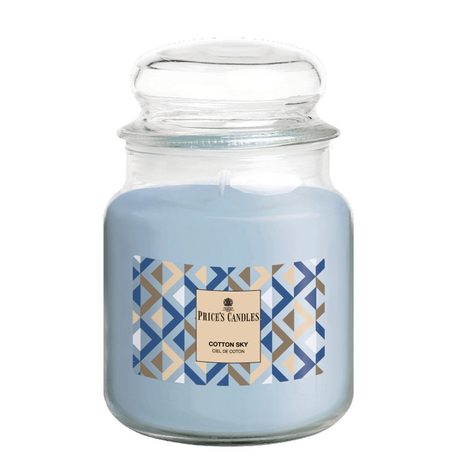 Price's MIDI vonná svíčka ve skle Cotton Sky - hoření 80h