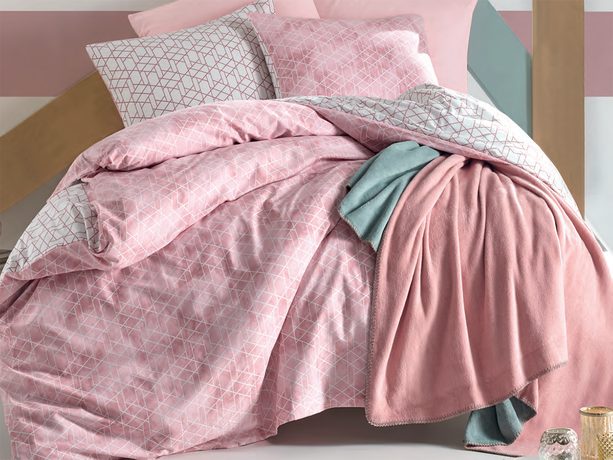 Cottonbox obliečka 100% bavlnená renforcé Geometry Pink