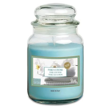 PETALI sviečka vo skle Pure Cotton - horenie 100h