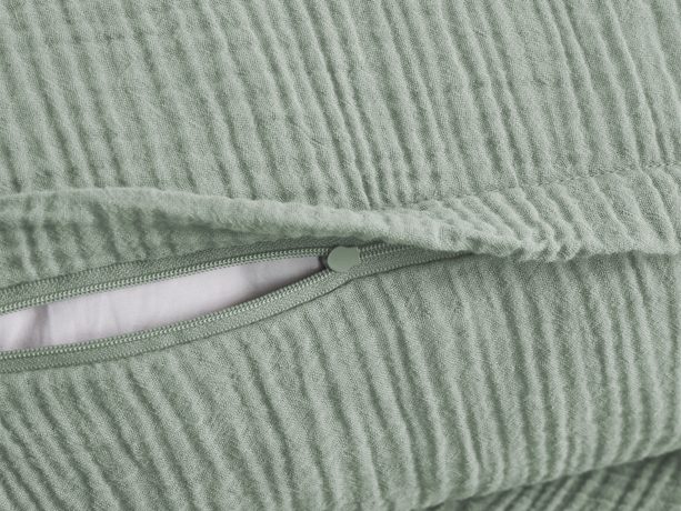 s.Oliver obliečky mušelínové 4790 Green 135x200/80x80 cm