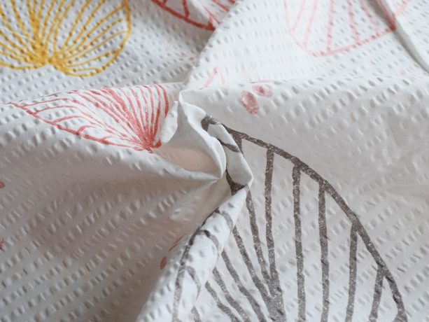 Bierbaum krepová obliečka 3511 Aniela červená 140x200/70x90 cm