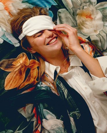 Vandyck Set Sleeping Beauty - hodvábna obliečka na vankúš a maska