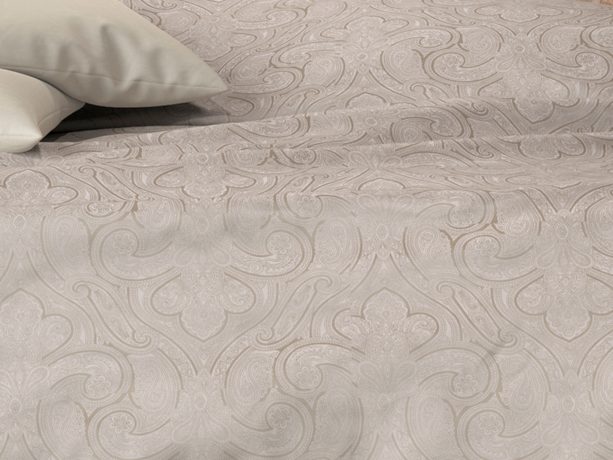 Mistral Home obliečka bavlnený satén Paisley Chateu grey