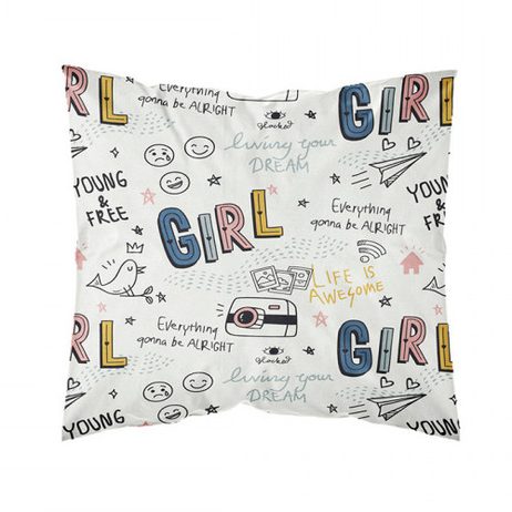 TODAY KIDS obliečka z mikrovlákna Girl 140x200/63x63 cm