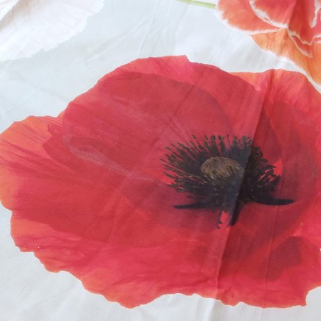 3D talianské obliečky 100% bavlna Poppies