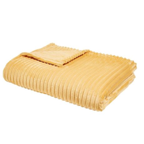 TODAY pléd Ribbed 150x200 cm Ocre