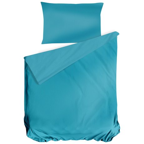 Cottonbox obliečky bavlnený satén Stripe turquise