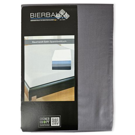 Bierbaum saténová plachta Anthrazit - tmavo sivá