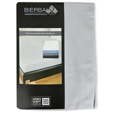Bierbaum saténová plachta Grau - svetlo siva