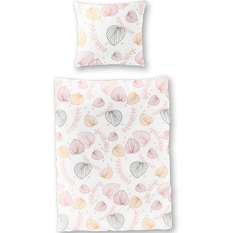 Bierbaum krepová obliečka 3511 Aniela červená 140x200/70x90 cm