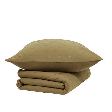 TODAY set prehoz na posteľ + obliečky na vankúše Bronz