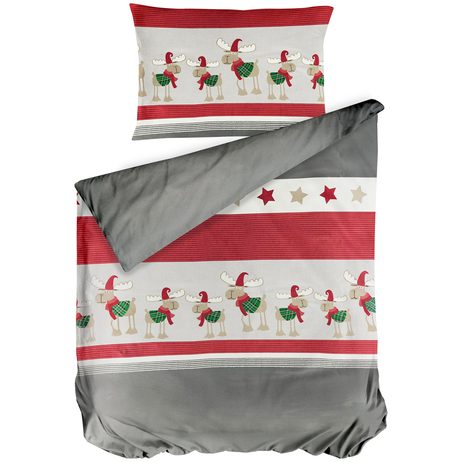 Bierbaum obliečky flanelové 3429 Moose 140x200/70x90 cm