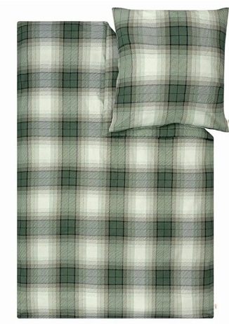 s.Oliver povlečení flanelové 6128 - partnerský set 2x140x200/70x90 cm + ponožky