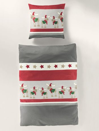 Bierbaum obliečky flanelové 3429 Moose 140x200/70x90 cm