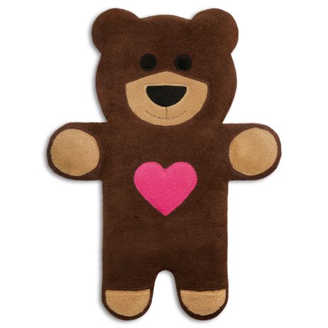 LESCHÍ Hřející polštářek Teddy 36x26cm hnědá