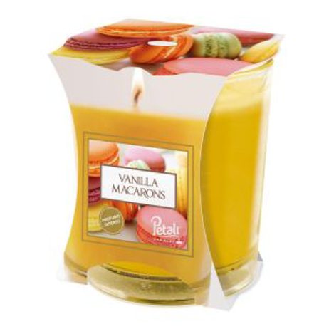 PETALI vonná svíčka ve skle Vanilla Macarons - hoření 45h
