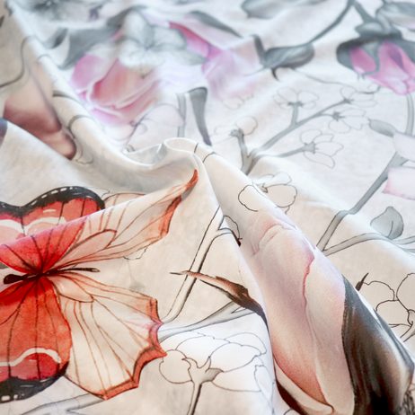 Bierbaum obliečka bavlnený satén 5205D Roses