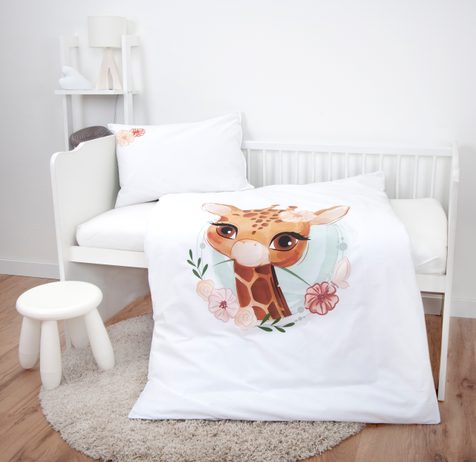 Obliečky pre bábätká Žirafa 100x135/40x60cm