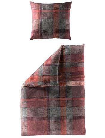 Bierbaum obliečky flanelové 4046 Rubin 135x200/80x80 cm