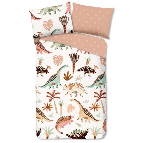 Obliečky Good Morning 100% bavlna Dino 140x200/70x90 cm