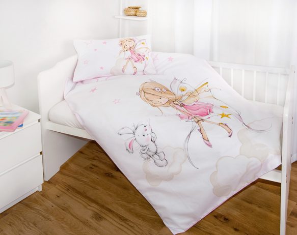 Obliečky pre bábätká Víla 100x135/40x60cm