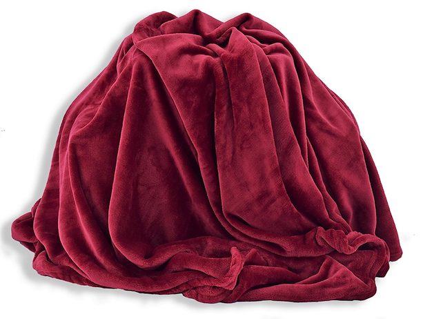 Homeville deka mikroplyš bordó