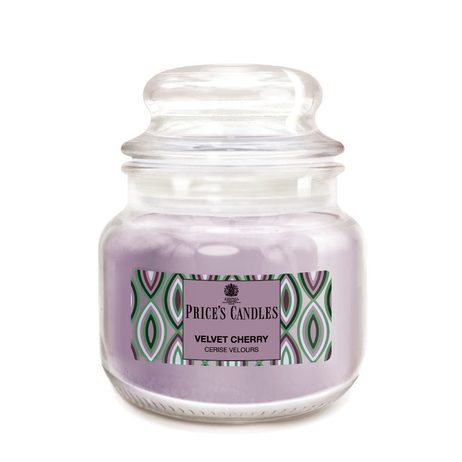Price's MINI vonná svíčka ve skle Velvet Cherry - hoření 30h