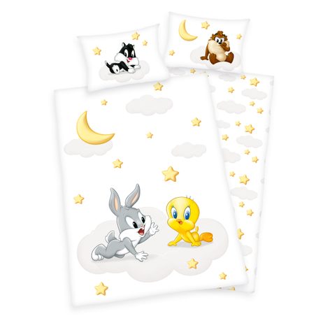 Obliečky pre bábätká Looney Tunes babies 100x135/40x60cm
