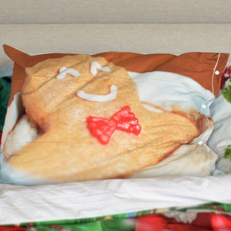 3D talianská obliečka 100% bavlna Pan di Zenzero-Perníková chalúpka