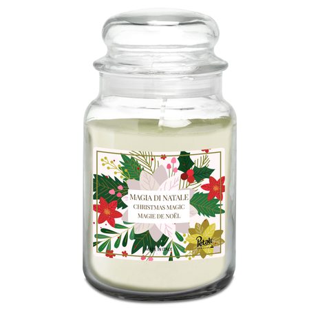 PETALI sviečka v skle Christmas Magic - horenie 100h