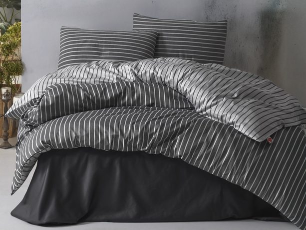 Cottonbox obliečka bambusovo-bavlnený satén Antrasit