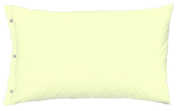 Obliečka na vankúš talianskej výroby 100% bavlna - 2 ks sv. žltá