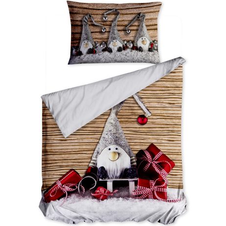 3D talianská obliečka 100% bavlna GNOMO Škriatok