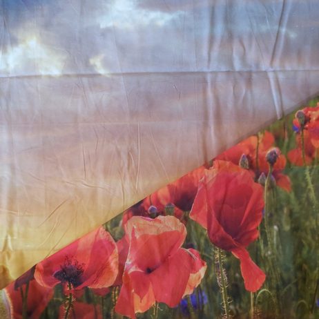 3D talianské obliečky 100% bavlna Papaveri