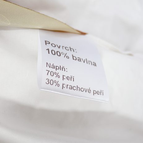 Klasická perová prikrývka Down & feather - výstavný kus